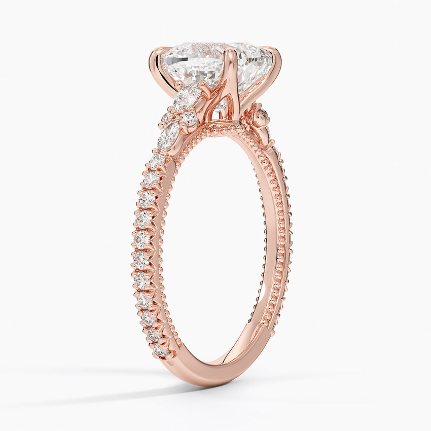 Rosey Cushion Diamond Ring