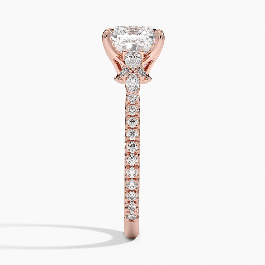 Rosey Cushion Diamond Ring