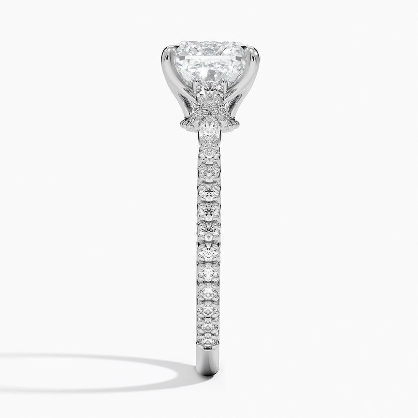 Rosey Cushion Diamond Ring