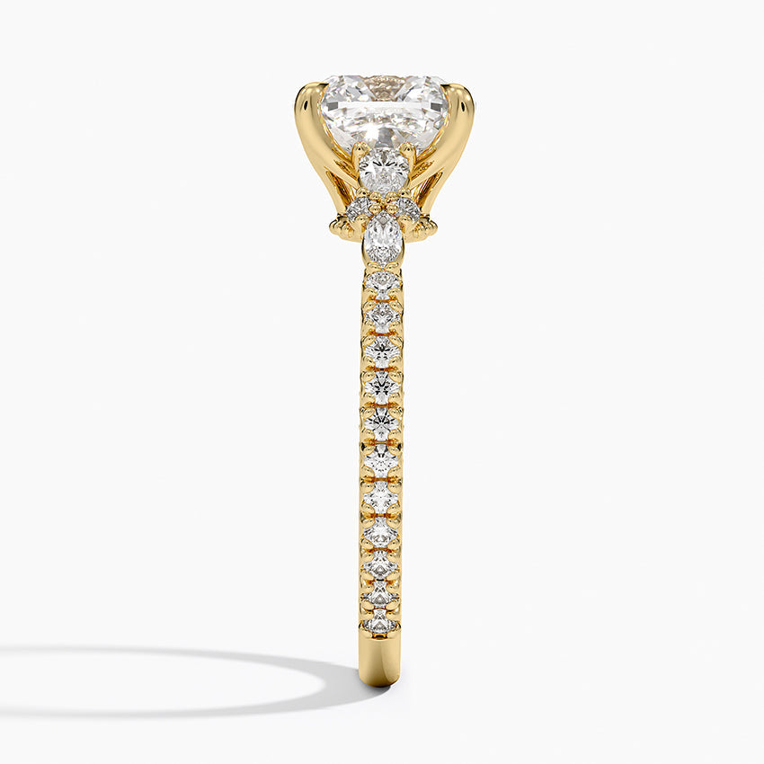 Rosey Cushion Diamond Ring