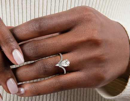 Venessa Round Lab Grown Diamond Engagement Ring