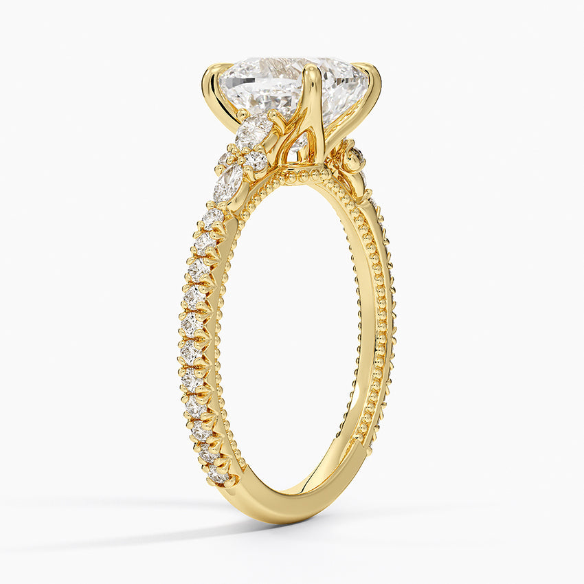 Rosey Cushion Diamond Ring
