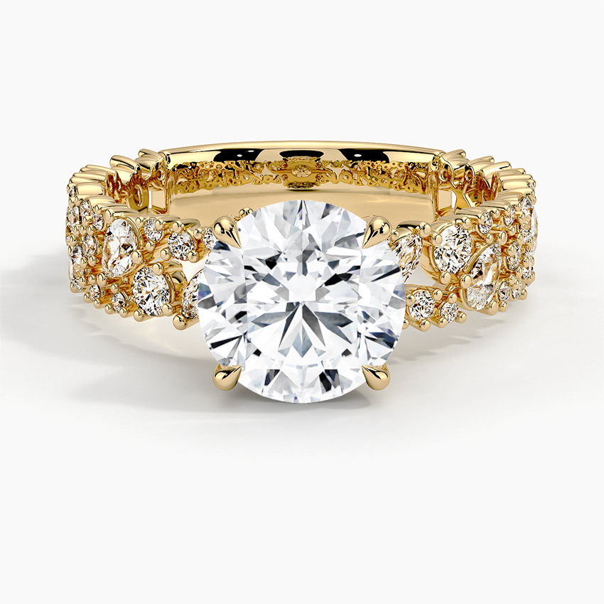 Gracey Round Lab Diamond Engagement Ring