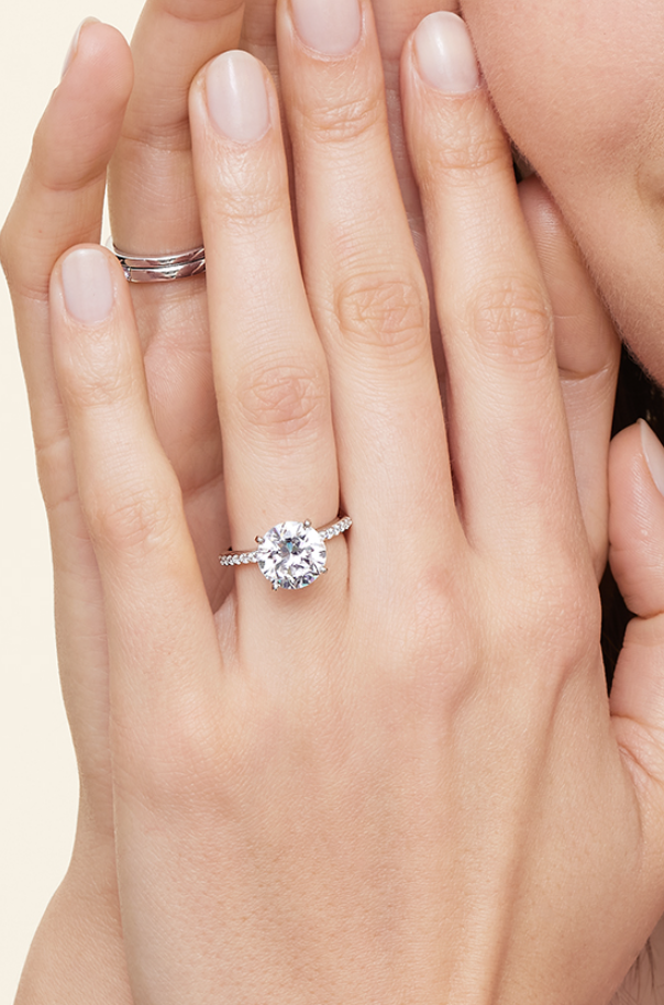 Heba Round Lab Grown Diamond Engagement Ring