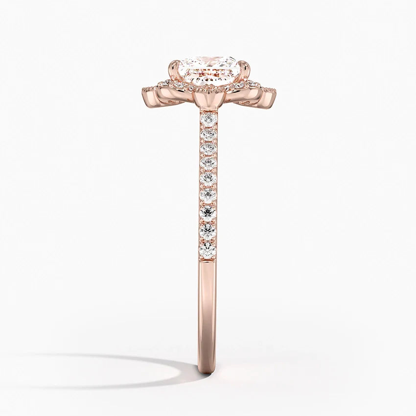 Rasica Princess Lab Grown Diamond Engagement Ring