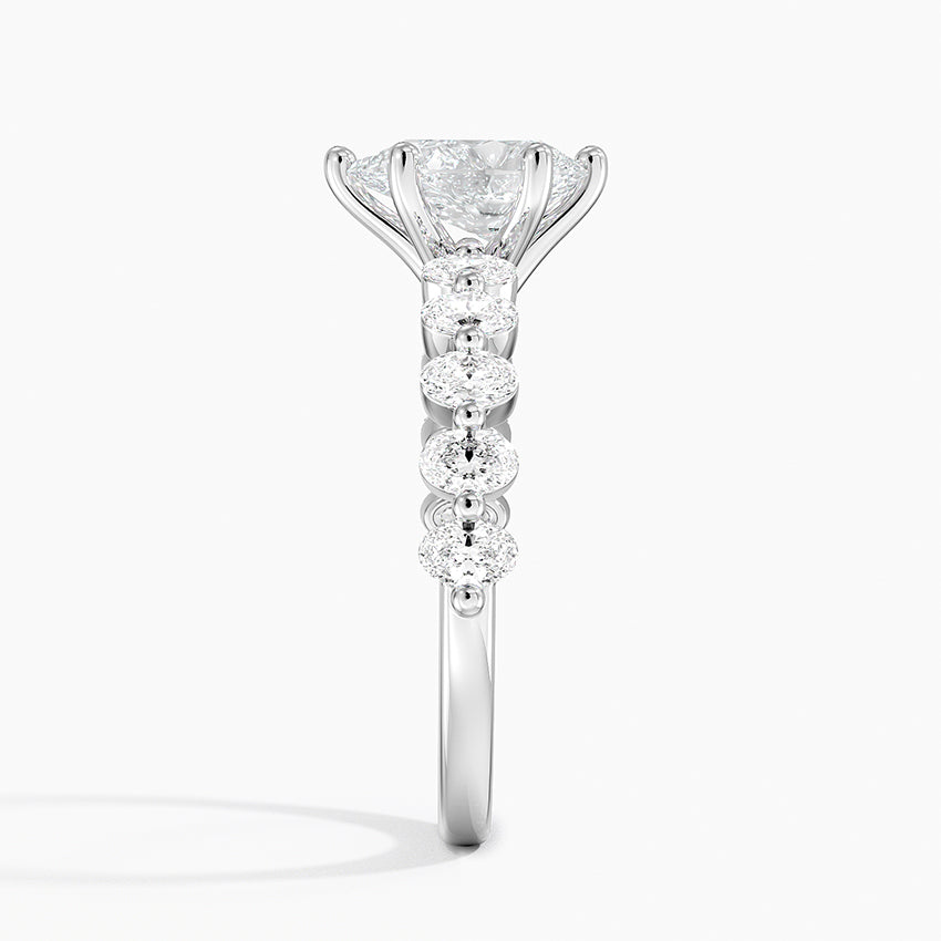 Elvaan Pear Lab Grown Diamond Engagement Ring