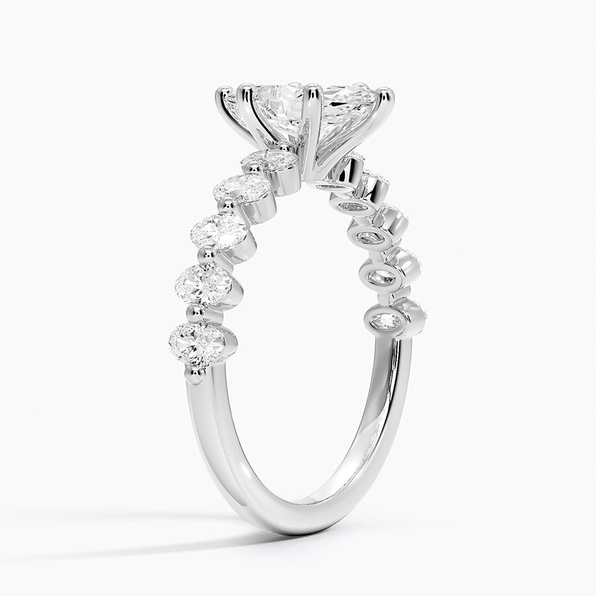 Elvaan Marquise Lab Grown Diamond Engagement Ring